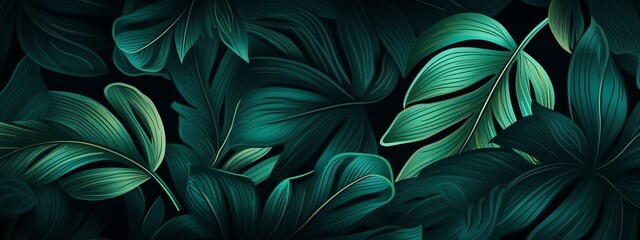 Pattern leaf background green plant tree abstract palm floral wallpaper flower foliage art jungle....