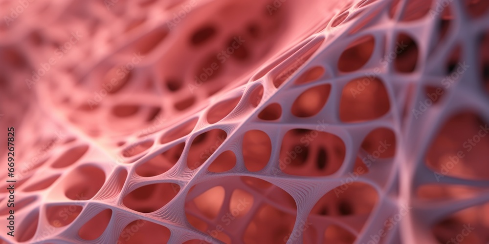 Aufkleber A detailed view of a 3D printed object. This image can be used to showcase the intricacies and precision of 3D printing technology.