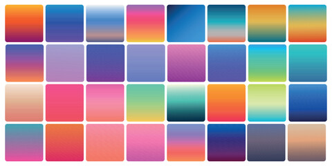 Gradient Color Palette Set for Modern Design