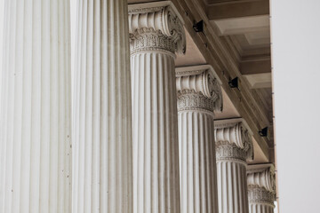 Ancient architecture greek style columns