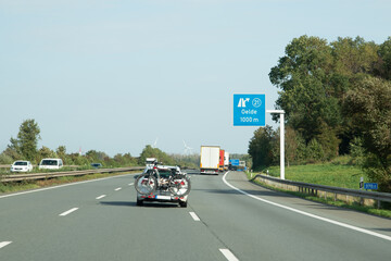 Autobahn 2, Ausfahrt 21, Oelde in Richtung Hannover