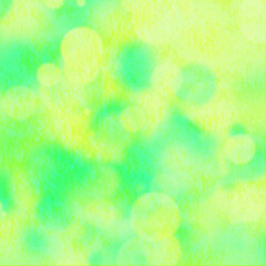Green, yellow bokeh square background, Suitable for Ads, Posters, Banners, holidays background, christmas banners, and various graphic design works