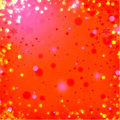 Red bokeh square background, Suitable for Ads, Posters, Banners, holidays background, christmas banners, and various graphic design works