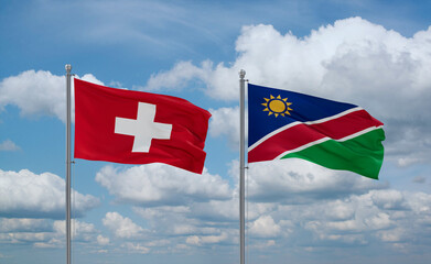 Namibia and Switzerland, country relationship concept