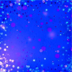 Blue bokeh square background, Suitable for Ads, Posters, Banners, holidays background, christmas banners, and various graphic design works