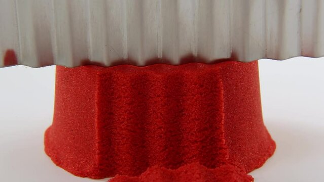  Relaxing Kinetic Sand ASMR. Satisfying Sand ASMR Cutting.