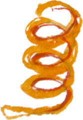 Vector Watercolor painted confetti. Hand drawn holiday design element isolated on white background.