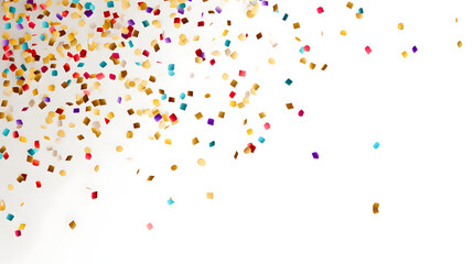  Falling multicolor Confetti