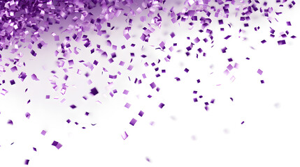  Falling purple Confetti