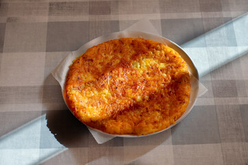 Ukrainian national food - potato pancakes