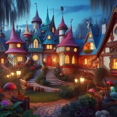 magical wonderland houses