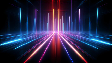 pink purple blue neon lights background