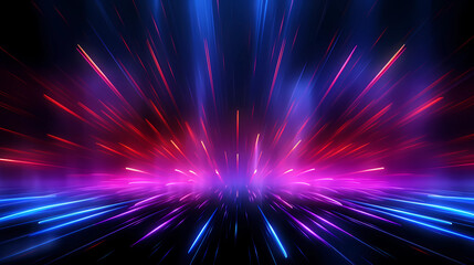 Obraz premium pink purple blue neon lights background