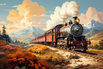 Fototapeta premium old train