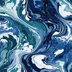 Fototapeta premium Wavy Psychedelic seamless pattern background. New Classics: Menswear Inspired concept. Geometric Wave Abstract Creative Motif. Repeat tiling rhythmic&nbsp;waves for fabric, wallpaper, wrapping, web, print.