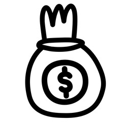 lined money icon