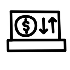 lined money icon