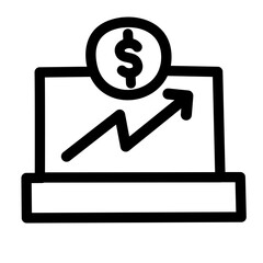lined money icon
