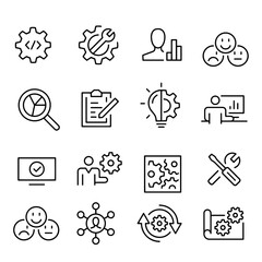 Product Management Icons vector design