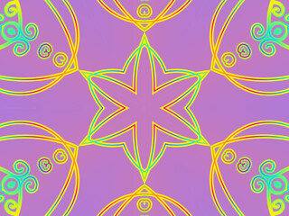 Luxurious colourful gradient modern Chinese oriental simple and aesthetic line art pattern for...