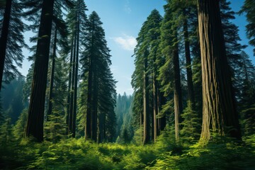 Obraz premium forest in the forest