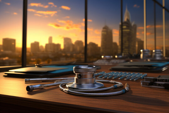 An international coalition of nations collaborating to address global health crises. Concept of public health diplomacy. Generative Ai. - Powered by Adobe