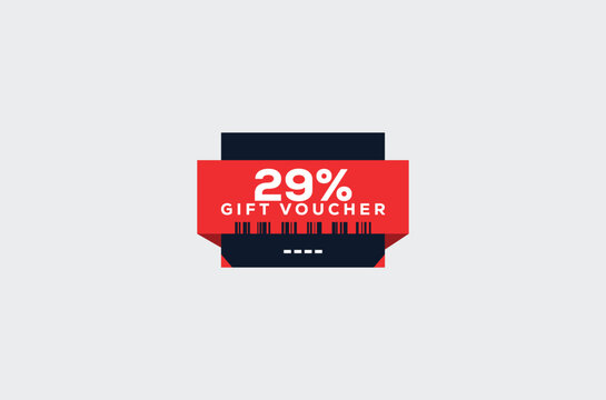 29 Gift Voucher Minimalist signs and symbols design with fantastic color combination and style