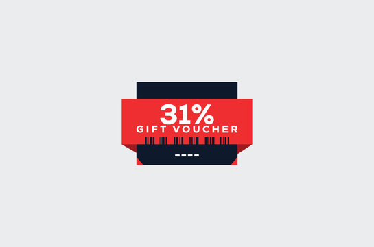 31 Gift Voucher Minimalist signs and symbols design with fantastic color combination and style