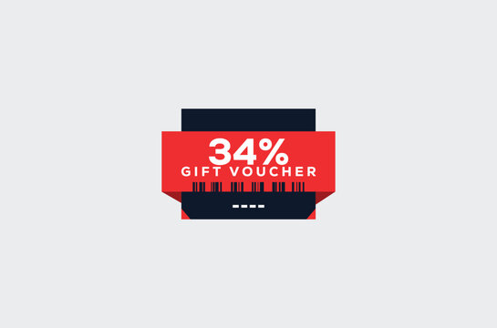 34 Gift Voucher Minimalist signs and symbols design with fantastic color combination and style