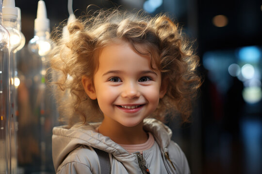 A child receiving a vaccination, emphasizing the right to healthcare and protection from preventable diseases. Generative Ai.