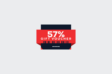 57 Gift Voucher Minimalist signs and symbols design with fantastic color combination and style