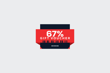 67 Gift Voucher Minimalist signs and symbols design with fantastic color combination and style