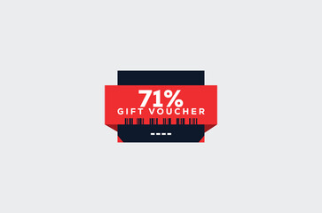 71 Gift Voucher Minimalist signs and symbols design with fantastic color combination and style