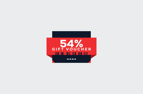 54 Gift Voucher Minimalist signs and symbols design with fantastic color combination and style