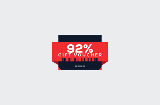 92 Gift Voucher Minimalist signs and symbols design with fantastic color combination and style
