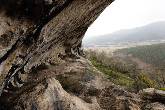 Natural Wonder of Slovenia the Ears of Istra - Geological Karst Formation 
