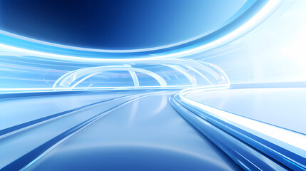 Futuristic light blue background