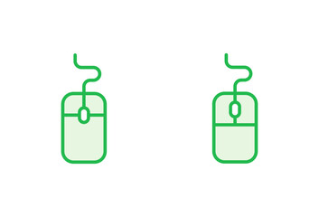 Mouse icon set. click icon vector. pointer icon vector.