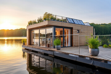 Sun-Powered Serenity: Green Living on the Lake
