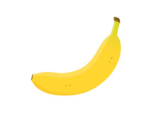 黄色いバナナのベクターイラスト