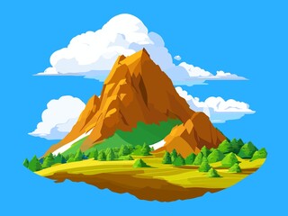 Impressionistic View of the Mountain