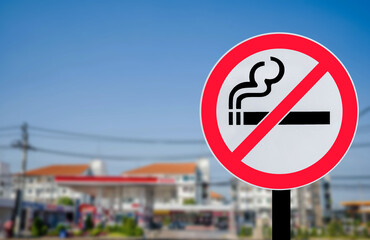 Do not smoke at gas pumps. For safety sign photos Highly detailed, symbols, used for assembly,...