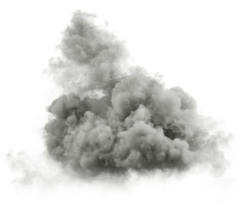 Isolate rain storm disaster clouds flowing shapes transparent backgrounds 3d rendering png