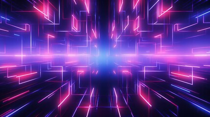 A purple and blue abstract background with lines