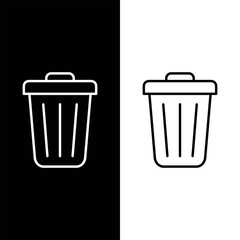 Trash Icon Vector Design Template