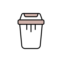 Trash Icon Vector Design Template