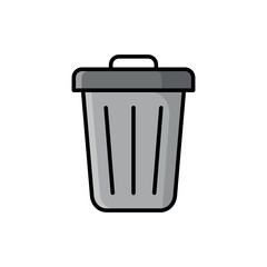 Trash Icon Vector Design Template