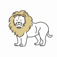 ライオンのイラスト