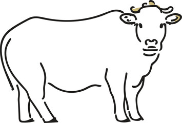 牛のイラスト