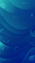 Abstract background green blue color with wavy lines and gradients is a versatile asset suitable for various design projects such as websites, presentations, print materials, social media posts